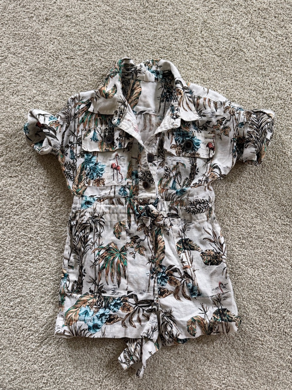 Banana Republic Baby Linen Romper